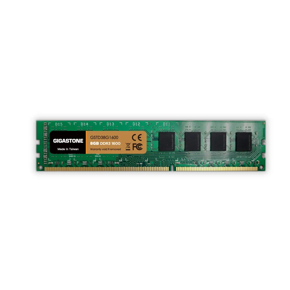 【GIGASTONE 立達】DDR3 1600MHz 8GB 桌上型記憶體 單入(PC專用)