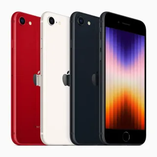 【Apple】A級福利品 iPhone SE 3 128G 4.7吋（贈充電組+螢幕玻璃貼+氣墊空壓殼）