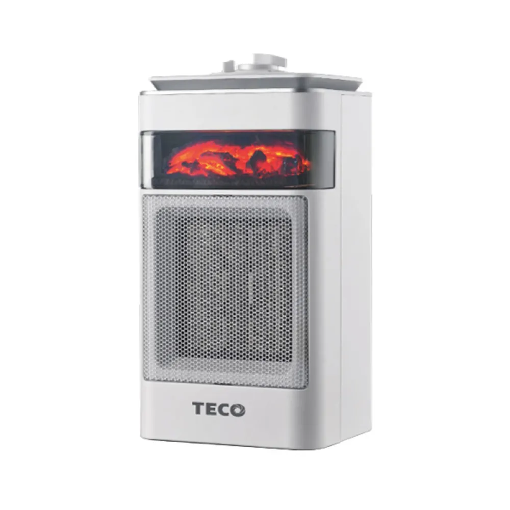 【TECO 東元】3D擬真火焰PTC陶瓷電暖器/暖氣機(XYFYN4001CBW)