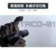 【鉅豐光電】TACO-01 塔塔加戰術手電筒 露營燈 IPX6防水 手電筒 1入組(LED 大光圈 強光手電筒 照明)