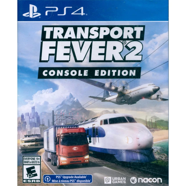 SONY 索尼 PS4 運輸業大亨 2 Transport Fever 2(中英日文美版 可免費升級PS5版本)