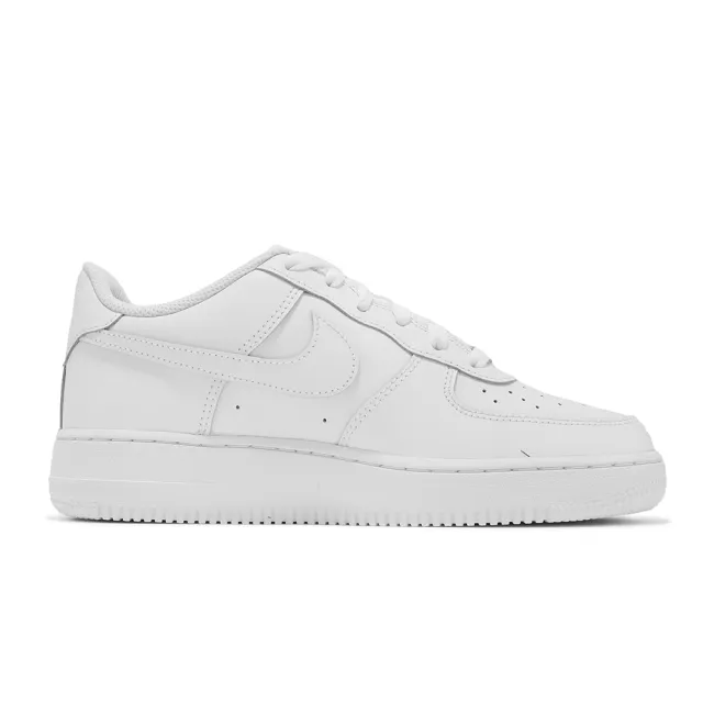 【NIKE 耐吉】休閒鞋 Air Force 1 LE 大童 女鞋 全白 白 AF1 百搭 經典(FV5951-111)