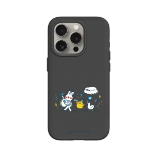 【RHINOSHIELD 犀牛盾】iPhone 14/Plus/Pro/Max SolidSuit背蓋手機殼/music!(懶散兔與啾先生)