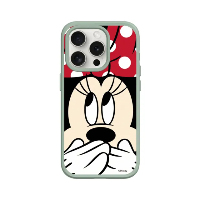 【RHINOSHIELD 犀牛盾】iPhone 13系列 SolidSuit MagSafe兼容 磁吸手機殼/米奇系列-米妮摀嘴(迪士尼)