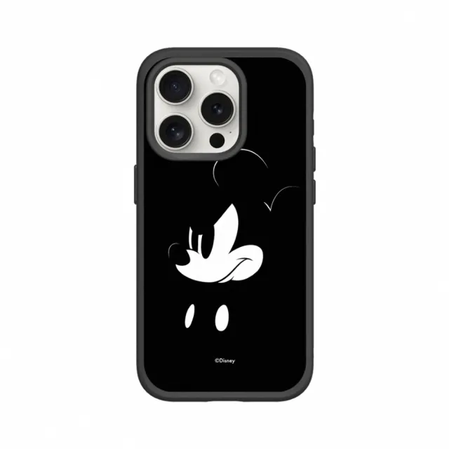 【RHINOSHIELD 犀牛盾】iPhone 12系列 SolidSuit MagSafe兼容 磁吸手機殼/米奇系列-米奇黑設計(迪士尼)