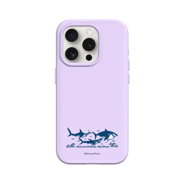 【RHINOSHIELD 犀牛盾】iPhone 12系列 SolidSuit MagSafe兼容 磁吸手機殼/海底總動員-吃素的鯊魚(迪士尼)