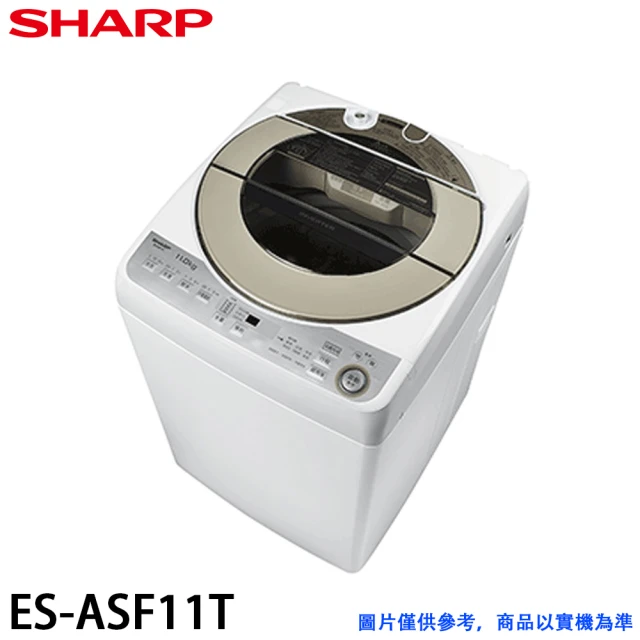 SHARP 夏普 12KG 不鏽鋼無孔槽變頻洗衣機(ES-A