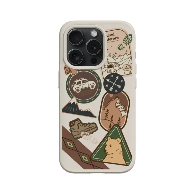 【RHINOSHIELD 犀牛盾】iPhone 14/Plus/Pro/Max SolidSuit背蓋手機殼/回訪自然(獨家設計系列)