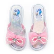 【Disney 迪士尼】正版童款 100周年紀念款 冰雪奇緣 拖鞋/童 室內 室外 台灣製 粉紅(FOKS37503)