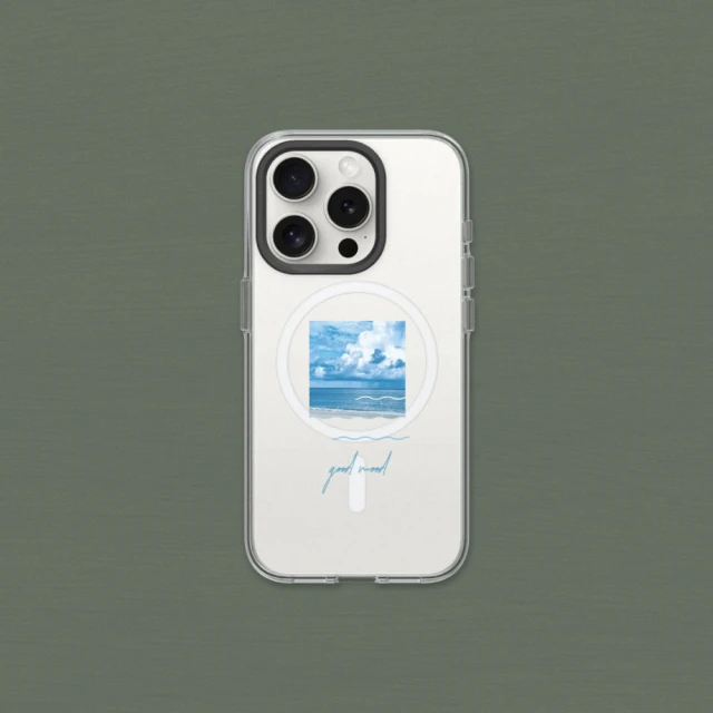 【RHINOSHIELD 犀牛盾】iPhone 14系列 Clear MagSafe兼容 磁吸透明手機殼/好心情(獨家設計系列)