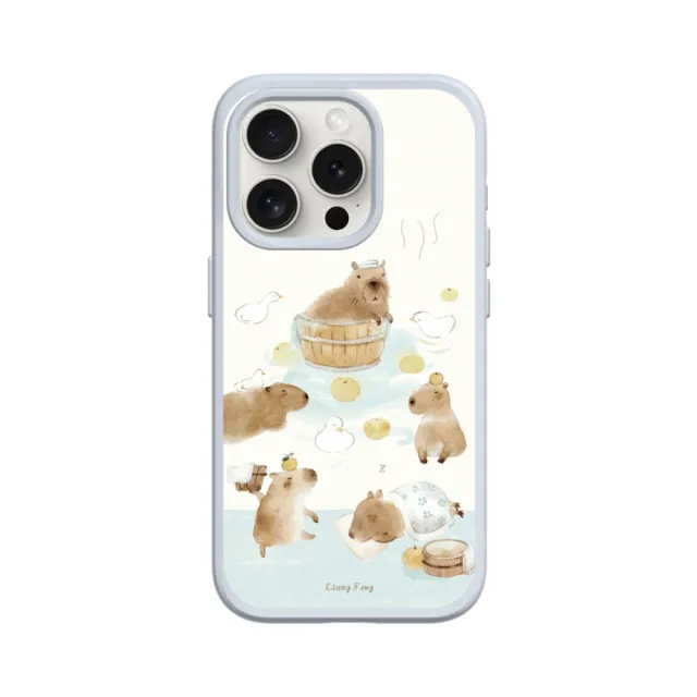 【RHINOSHIELD 犀牛盾】iPhone 11/Pro/Pro Max SolidSuit背蓋手機殼/涼丰系列-水豚君(涼丰)