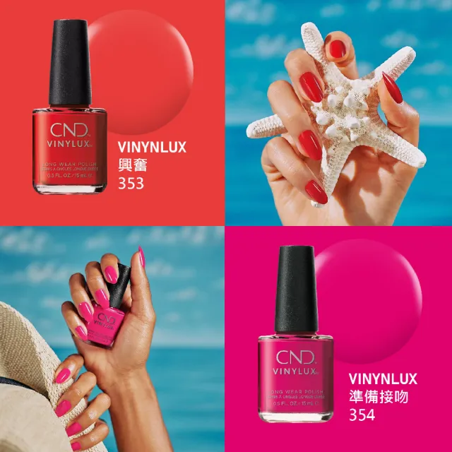 【CND】CND VINYLUX 完美光感指甲油 常態色4色任選Ⅳ 15ml(類光療/美甲)