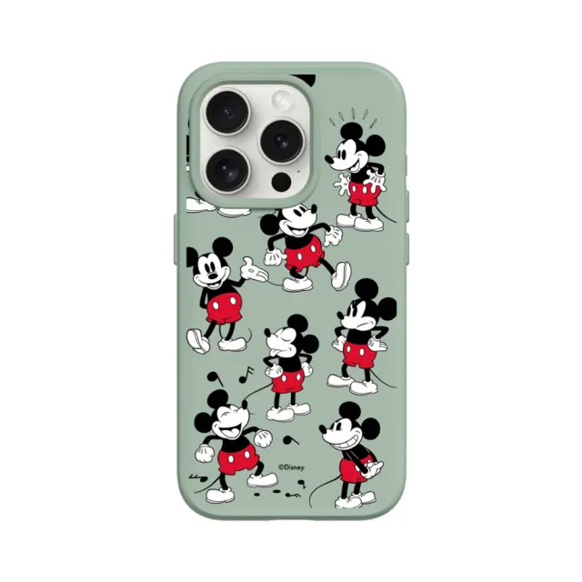 【RHINOSHIELD 犀牛盾】iPhone 12 mini/Pro/Max SolidSuit背蓋手機殼/米奇系列-米奇的常態(迪士尼)