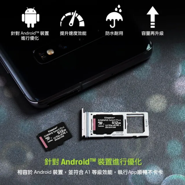 【Kingston 金士頓】新版 128GB Canvas Select Plus microSDXC記憶卡(SDCS2/128GB 原廠永久保固)