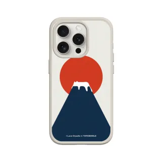 【RHINOSHIELD 犀牛盾】iPhone 14/Plus/Pro/Max SolidSuit背蓋手機殼/富士山(I Love Doodle)