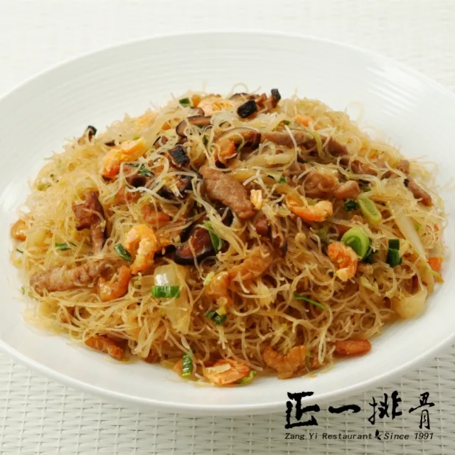 【正一排骨】炒米(炊)粉粉絲團3件(500g/包_2-3人份-共6 包)