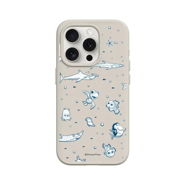 【RHINOSHIELD 犀牛盾】iPhone 13 mini/Pro/Max SolidSuit背蓋手機殼/海底總動員-海底世界(迪士尼)