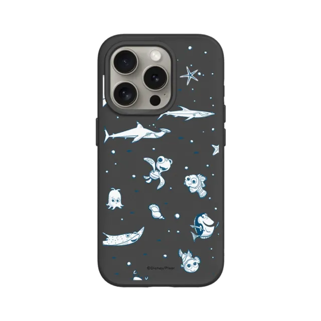 【RHINOSHIELD 犀牛盾】iPhone 13 mini/Pro/Max SolidSuit背蓋手機殼/海底總動員-海底世界(迪士尼)