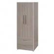 【艾蜜莉的家】2.1尺塑鋼衣櫃 衣櫥 棉被櫃 置物櫃 收納櫃(楓木色)