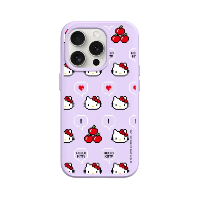 【RHINOSHIELD 犀牛盾】iPhone 14/Plus/Pro/Max SolidSuit背蓋手機殼/Retro Hello Kitty(Hello Kitty)