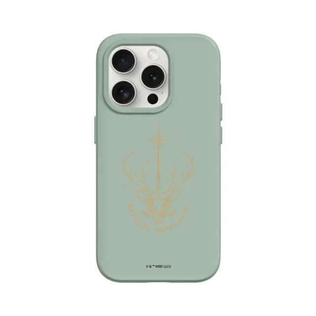【RHINOSHIELD 犀牛盾】iPhone 14/Plus/Pro/Max SolidSuit背蓋手機殼/圖騰系列：疾疾 護法現身！(哈利波特)