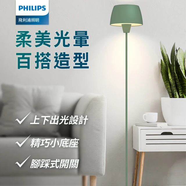 【Philips 飛利浦】44102 Halo氛圍落地燈(PW013/PW014/PW015)