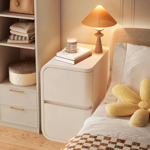 XYG 床頭櫃家用臥室中式床邊儲物收納櫃子(床頭櫃/收納櫃/