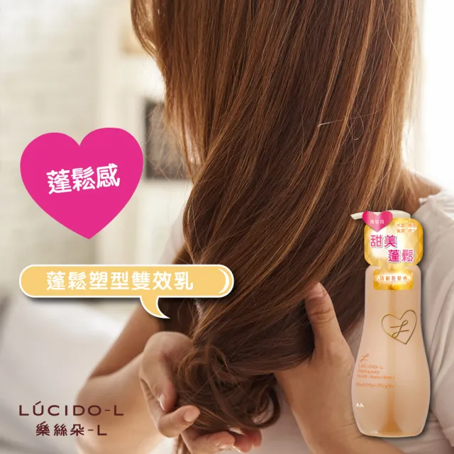 【LUCIDO-L樂絲朵-L】蓬鬆塑型雙效乳200ml