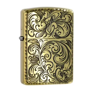 【Zippo】尊爵唐草金-加厚版-防風打火機(美國防風打火機)