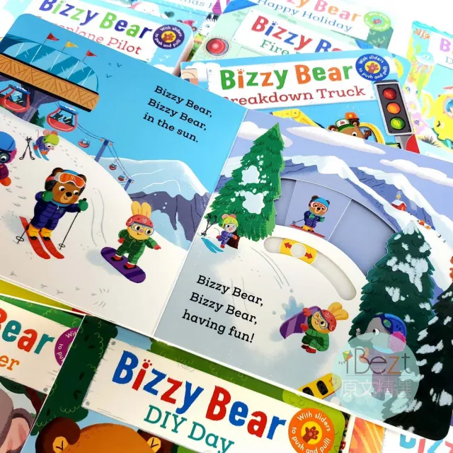 【iBezT】Bizzy Bear28冊套裝(Bizzy Bear超人氣硬頁QR CODE版)