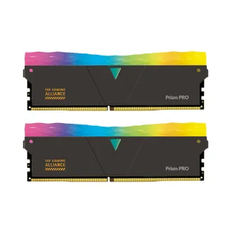 【v-color 全何】Prism Pro RGB DDR4 3200 32GB kit 16GBx2(TUF GAMING認證桌上型超頻記憶體)