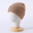 【米蘭精品】羊毛毛帽針織帽(秋冬保暖經典純色男女配件12色74hl2)