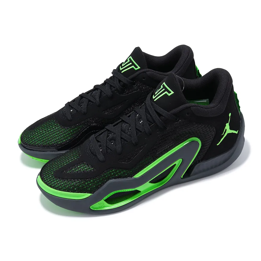 【NIKE 耐吉】籃球鞋 Jordan Tatum 1 PF 黑 綠 Home Team 賽爾提克 男鞋(DZ3330-003)