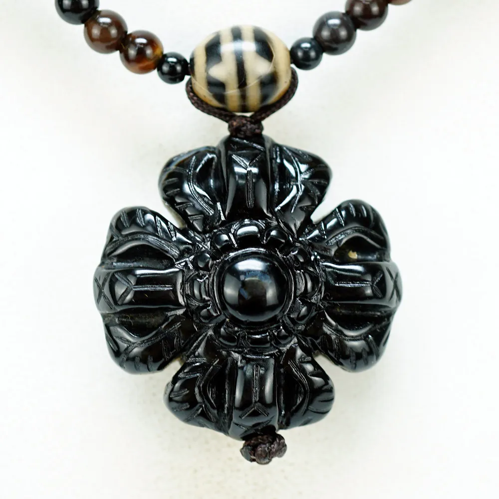 藏珠家】平安吉祥37mm十字金剛杵天珠項鍊- momo購物網- 好評推薦-2025