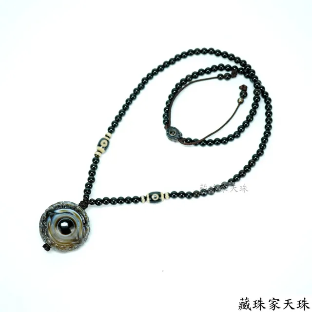 藏珠家】34mm財咒天眼+十字金剛杵天珠項鍊- momo購物網- 好評推薦-2026