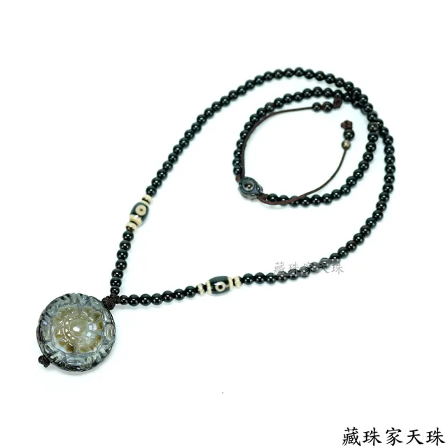 藏珠家】34mm財咒天眼+十字金剛杵天珠項鍊- momo購物網- 好評推薦-2026