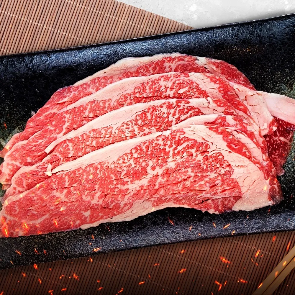 【海肉管家】日本A5和牛雪紋燒肉片(6盒_100g/盒)