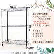 【yo-life】黑金剛雙吊桿大衣櫥組-贈防塵套-贈三英吋工業輪(十色任選122X46X180cm)