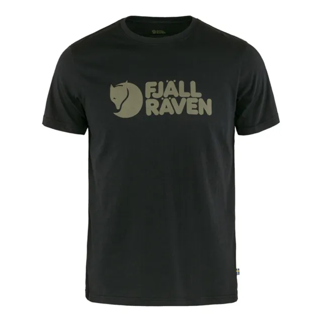 【Fjallraven】Logo T恤 男(FR87310-051麻花灰 113粉筆白 160赭黃 550黑 633深橄欖)
