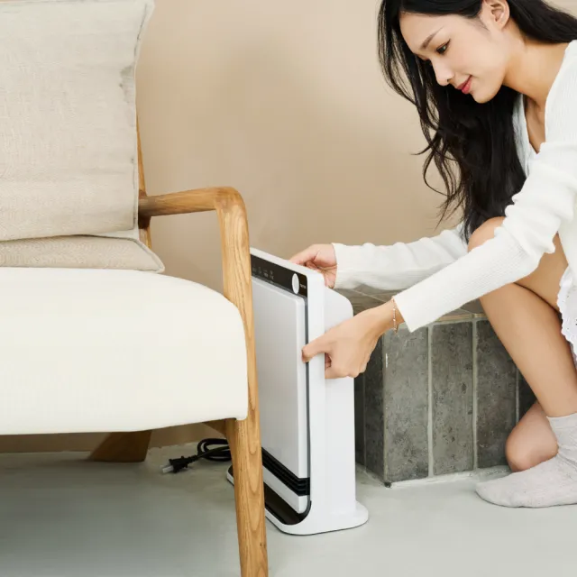 【TEKNOS】人體偵測 除臭陶瓷電暖器 TS-P1222/TS-P1223(輕薄美型好收納)
