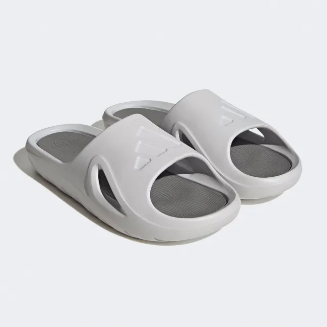 【adidas 愛迪達】Adicane Slides 男鞋 女鞋 灰色 一體成型 運動拖鞋 涼拖鞋 休閒鞋 ID7188