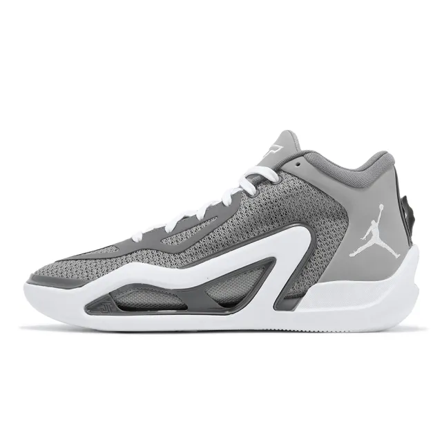 【NIKE 耐吉】籃球鞋 Jordan Tatum 1 PF 男鞋 灰 輕量 回彈 氣墊 Home Team 運動鞋(DZ3330-002)