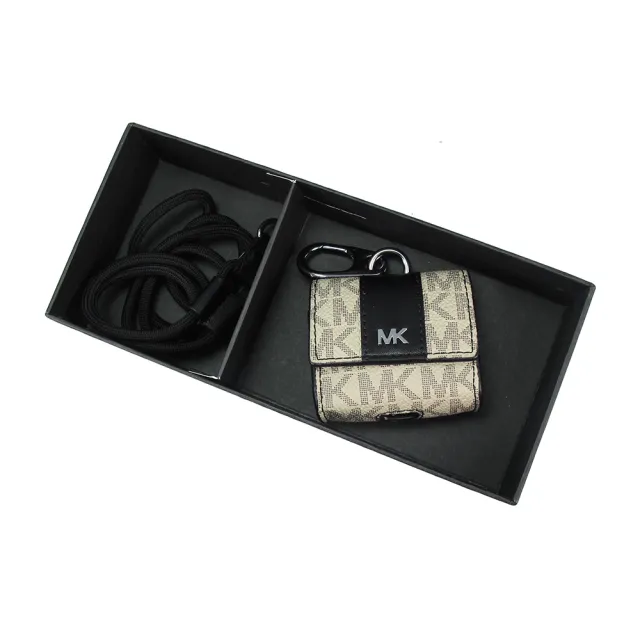 【Michael Kors】送原廠禮盒-GIFTING AIRPOD CASE耳機掛繩保護套禮盒(棕色)