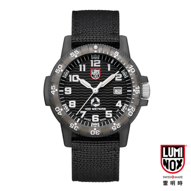 【LUMINOX 雷明時】TIDE系列腕錶 瑞士錶(黑/白 44mm 0321ECO)