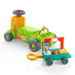 【Fisher price 費雪】農場市集學習車(超值2件組/農場市集學步車+拖拉車)