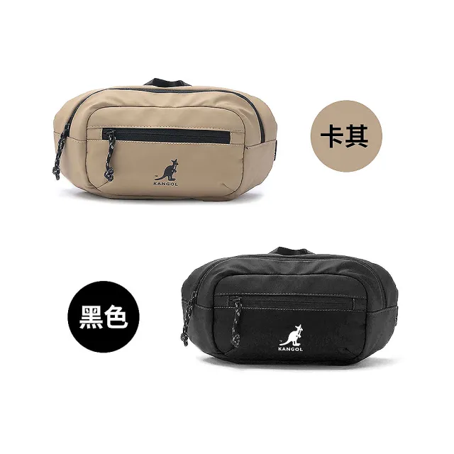 【KANGOL】袋鼠 經典LOGO胸包 運動包 防潑水(62255780)