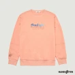 【Hang Ten】男裝- 袖口撞色剪接休閑大學T(橘粉)