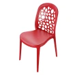 【KEYWAY 聯府】休閒椅（4入）靠背椅塑膠椅子X3281