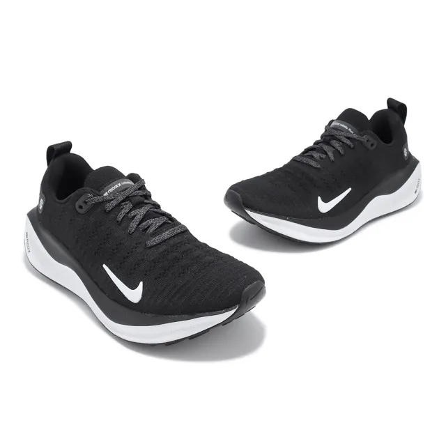 【NIKE 耐吉】慢跑鞋 Wmns ReactX Infinity Run 4 女鞋 黑 白 緩震 運動鞋(DR2670-001)