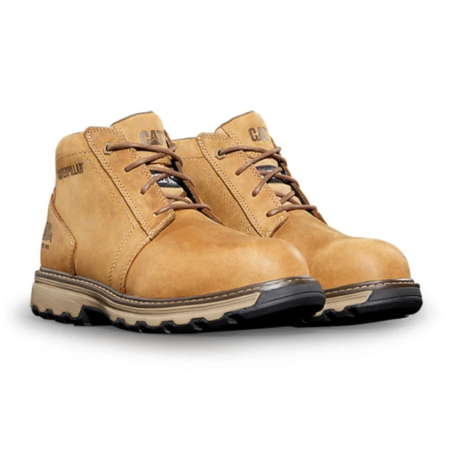 CATCAT Parker ST S1 P HRO SRA S1P 男女 工作鞋 安全鞋 鋼頭 黃褐(CA720779)